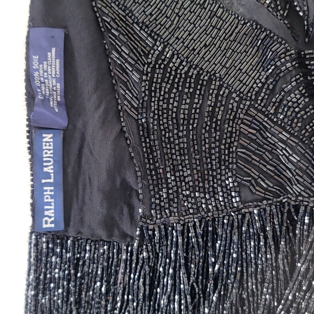 Ralph Lauren beaded wrap